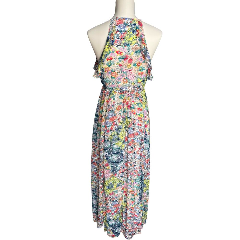 Anthropologie Meadow Rue Floral Maxi Dress Boho Romantic Cottagecore Small - Picture 2 of 12